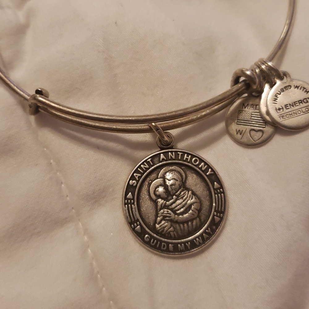 Alex And ani saint Anthony bracelet